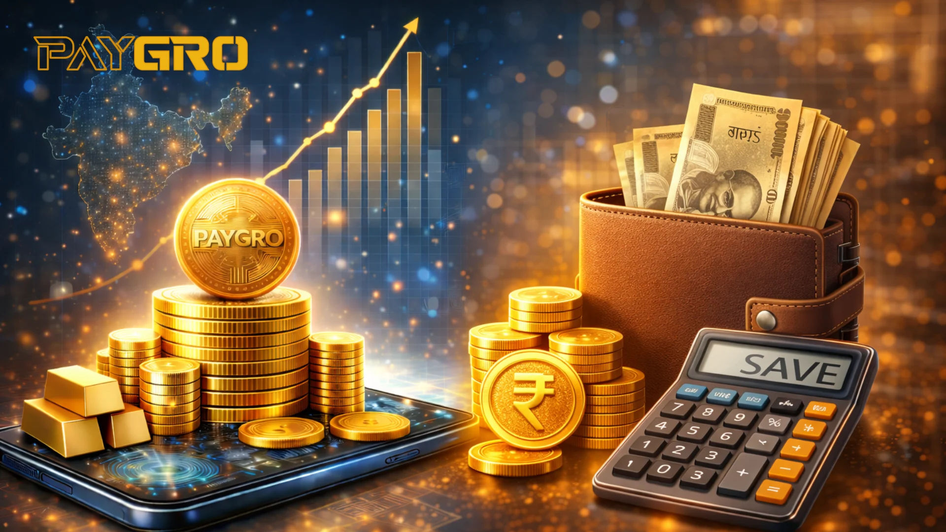 Affordable Digital Gold App in India (2025): How PayGro Helps You Save More While Investing in Gold