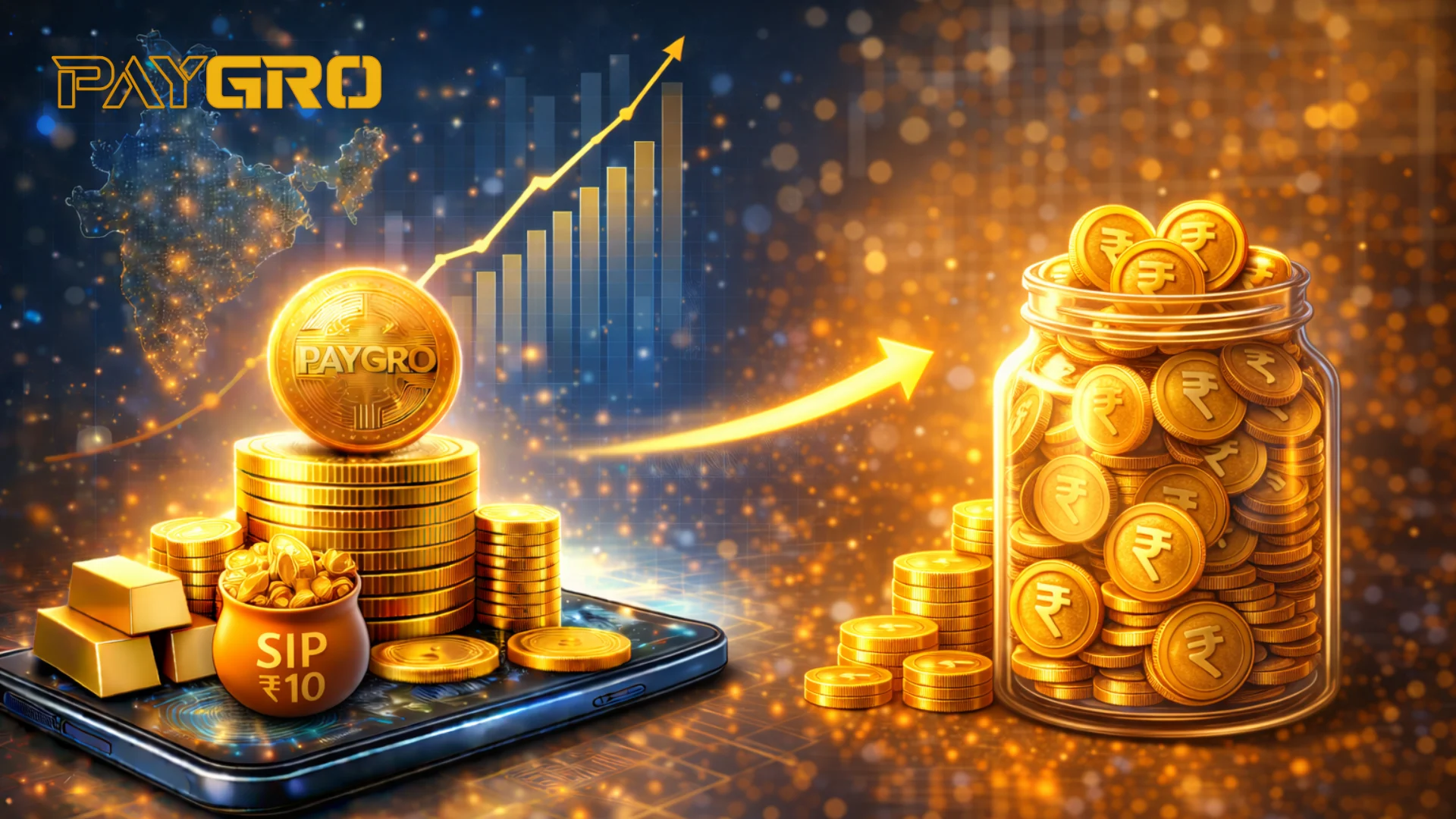 Digital Gold SIP in India — Build Long-Term Wealth From ₹10 Using PayGro (2025 Guide)