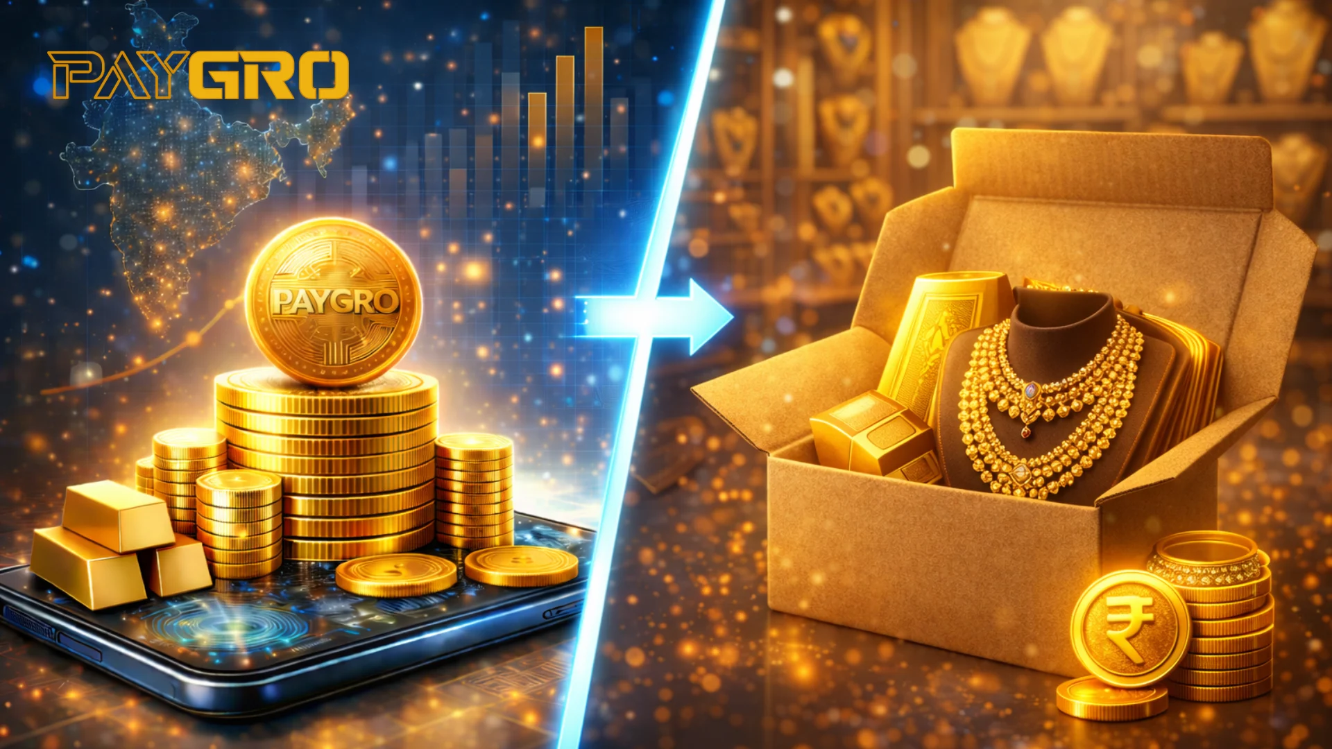 How to Redeem Digital Gold for Physical Gold in India — A Complete 2025 Guide (PayGro)
