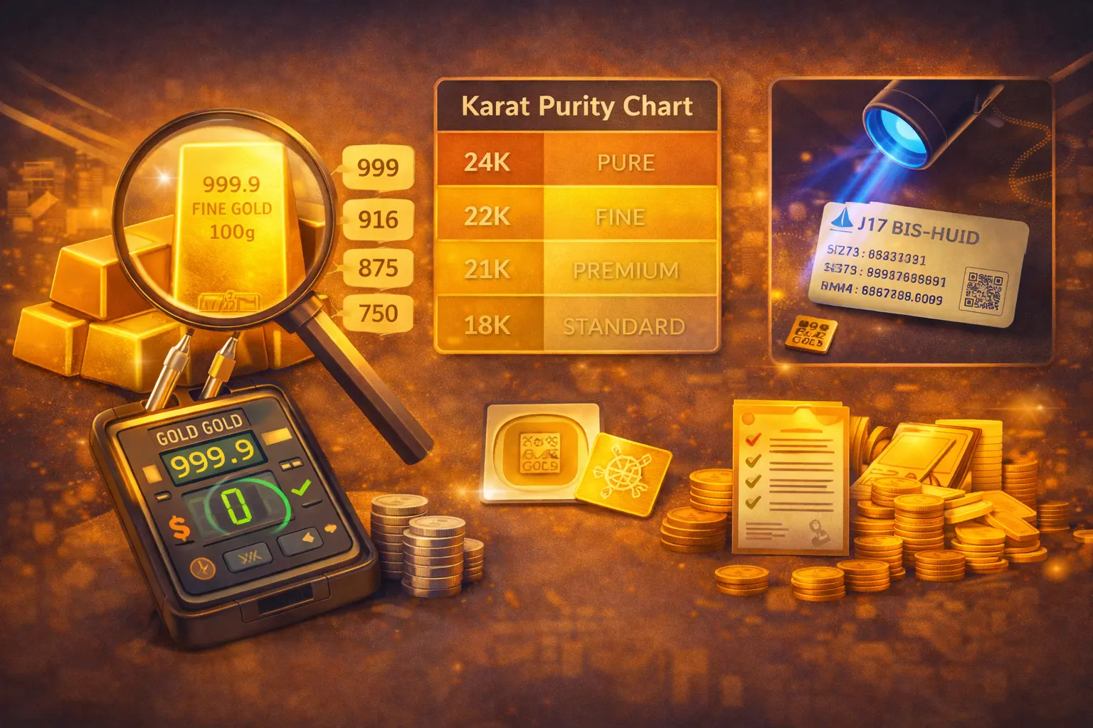 How to Check Gold Purity: The Complete Guide with Purity Chart and Smart Buying Tips